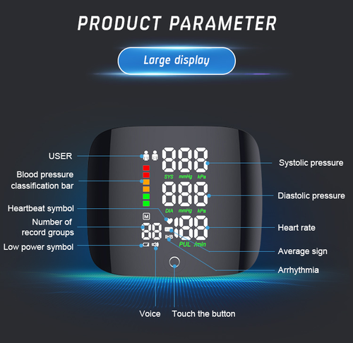 24-Hour Ambulatory Blood Pressure Monitor, Fully Automatic Digital Blood Pressure Monitor