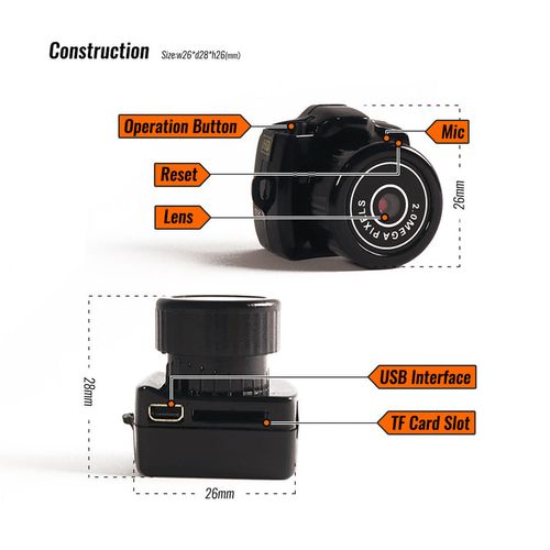 Mini-DV  DVR-Kamera