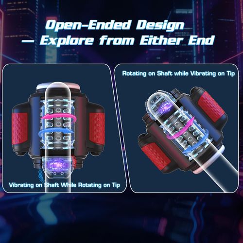 7-in-1 Automatic Spraying Male Vibrator Sex Toy | Rotating Vibrating Adult Sex Machine, Massager, Male Pump, Pocket Suitable for Men