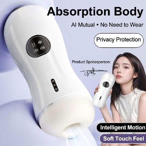 Male Masturbator Sex Toys Dual Vibration Motors Male Vibrating
