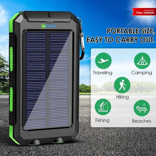 🔥Waterproof Solar Power Bank
