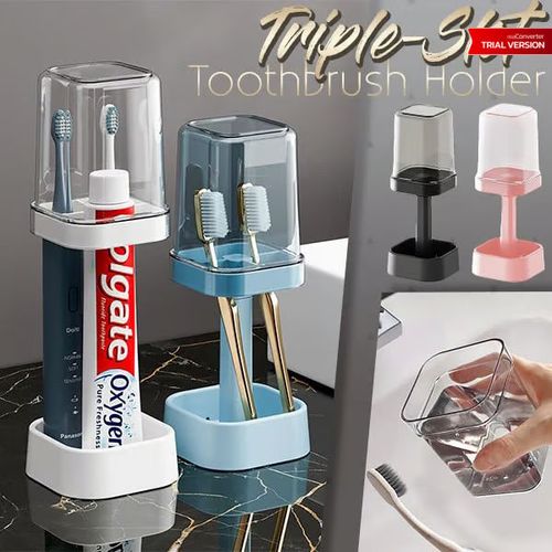 Stylish Toothbrush Holder with Cover