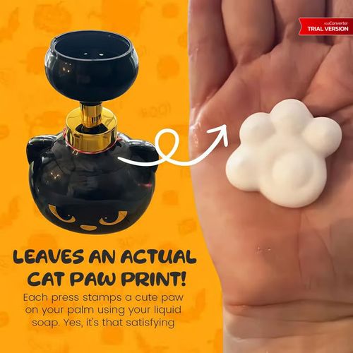 Cute Cat Paw Foam Soap Dispenser