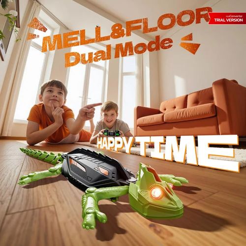 Wall Climbing Remote Control Gecko Toy With LED Eyes