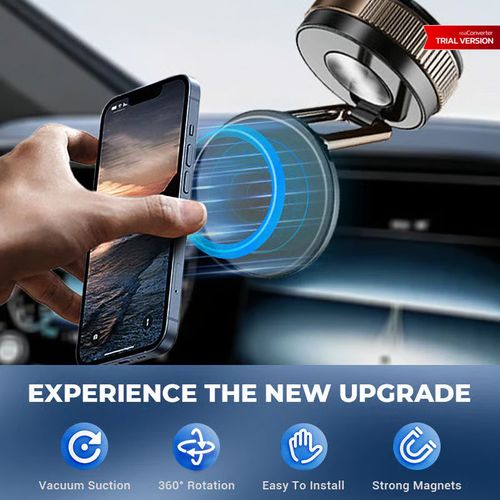 360° Rotating Vacuum Magnetic Phone Holder