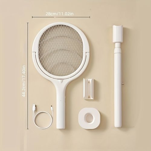 2-in-1 Retractable/Foldable Mosquito Swatter and Mosquito Lamp – Automatic Mosquito Attractant and Repellent Device