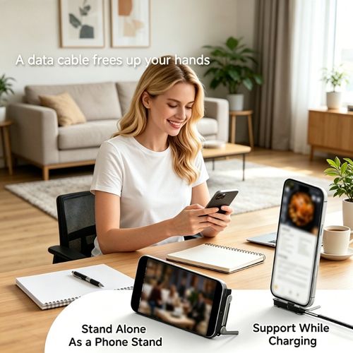 2-in-1 Multifunctional Phone Stand (Orange)