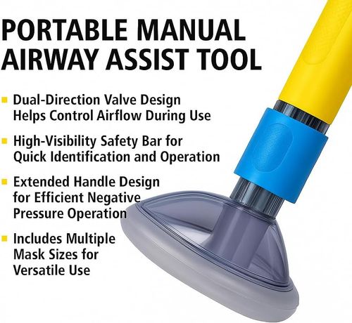 Throat negative pressure suction device Heimlich anti-choking device for infants and young children portable first aid tool