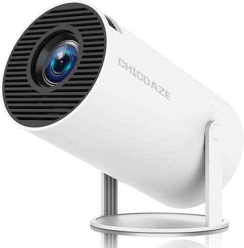 Mini Projector, HY300 PRO Portable Projector, Support 4K 1080P with Dual-Band WIFI6 5G Wireless 5.4 Bluetooth