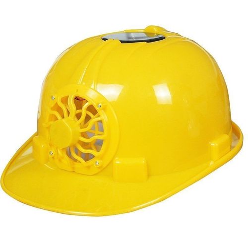 Solar-Powered Fan Cool & Breathable Safety Helmet