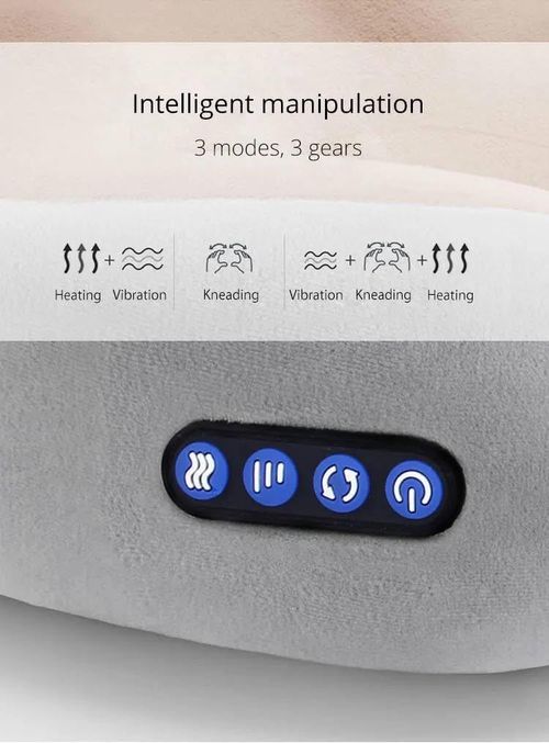Home C-type cervical massager electric kneading multifunctional portable office nap neck and shoulder massage pillow