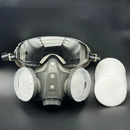 One-piece eye protection dust mask 9001 anti-dust mask decoration grinding dust coal mine anti-splash mask