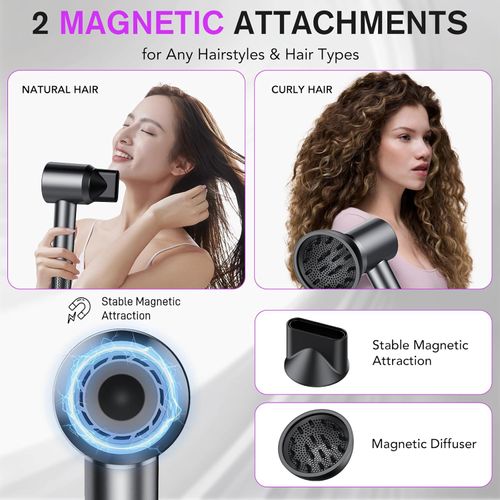 Negative ion high-speed hair dryer