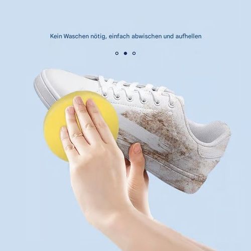 White shoe cleaning cream