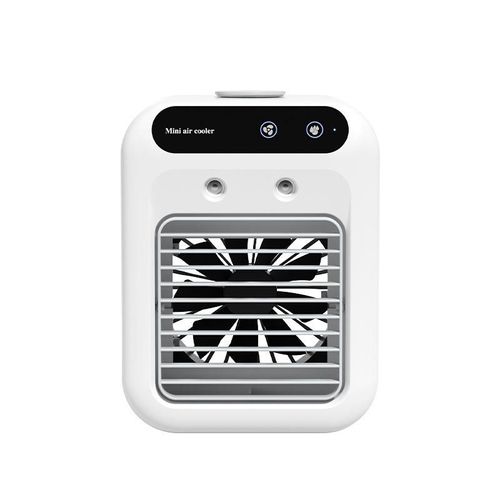 Mini Portable Air Conditioners USB Water Cooling Small Household Table Air Cooler With Spray Humidify Modern Desktop Desk Fan