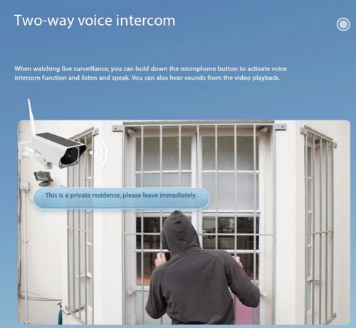 Solar-Powered Outdoor Security Camera - Weatherproof WIFI with Night Vision & Rechargeable Battery