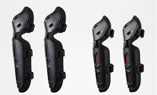 Motorcycle knee and elbow protective gear set (4 pieces)-Hard Shell Moto Knee Pads Set Brace Support Sports Off-Road Guard MTB Snowboard Kneepad Hockey Motorcycle Protection Kits