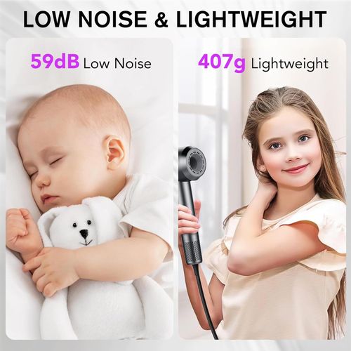 Negative ion high-speed hair dryer