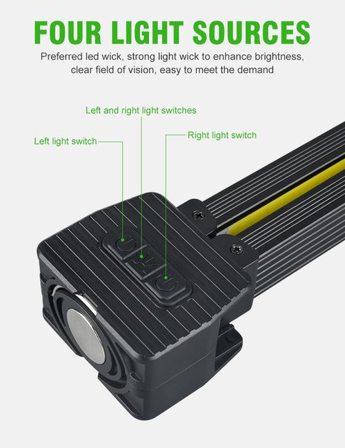 LED Maintenance Light Strip with Power Bank Function and Night Light
