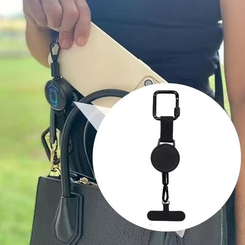 Half-Price New 2-pack Mobile Phone Outdoor Hiking Anti-Loss Anti-Theft Elastic Retractable Keychain