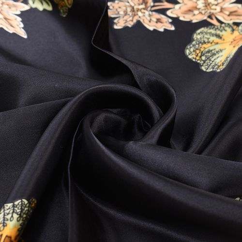 Half-price new four-piece set paisley satin silk scarf – for shawl & headscarf use