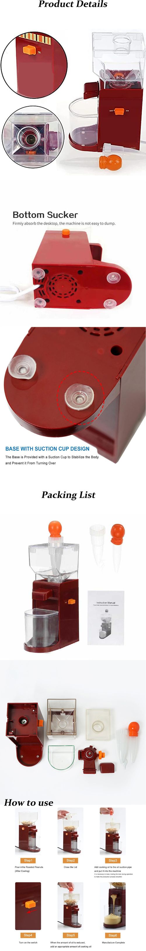 Half-Price! Home-Use Small Automatic Peanut Butter Maker | Nut Grinder