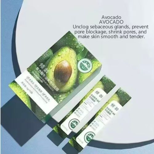 Avocado foaming mask removes blackheads and comedones, cleans pores.