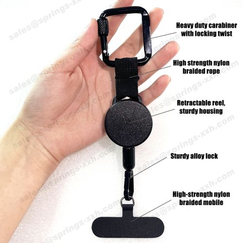 Half-Price New 2-pack Mobile Phone Outdoor Hiking Anti-Loss Anti-Theft Elastic Retractable Keychain