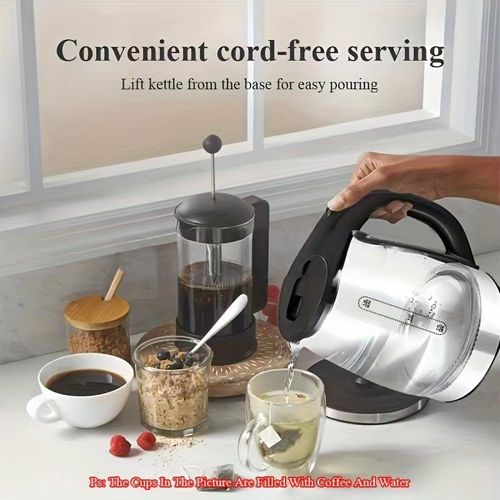 Half-Price New Model Electric Kettle - Limescale-Free Blue Light Heat-Resistant Double Layer