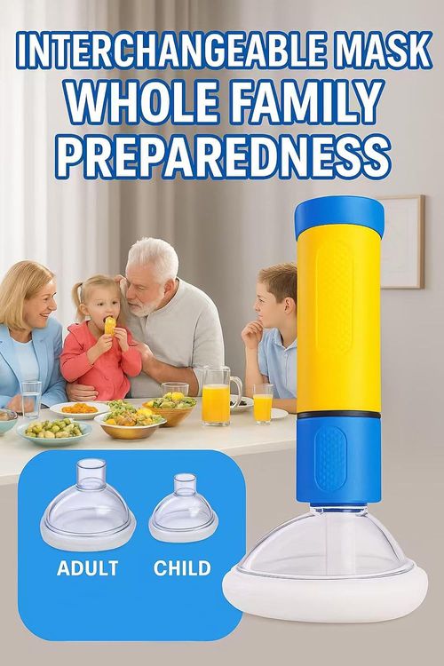 Throat negative pressure suction device Heimlich anti-choking device for infants and young children portable first aid tool