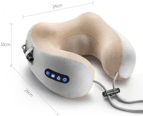 Home C-type cervical massager electric kneading multifunctional portable office nap neck and shoulder massage pillow