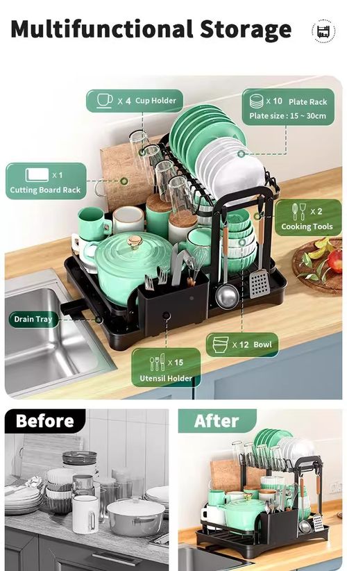 Half-Price Rack with Drainage  For Storing  Drying Bowls Chopsticks Dishes  Plates