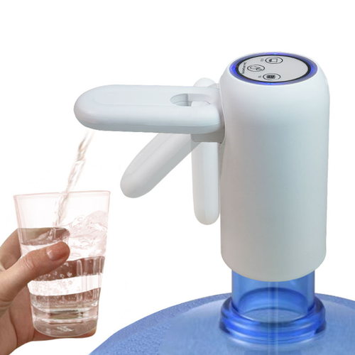 The foldable electric water pump is compatible with various bottle mouths.