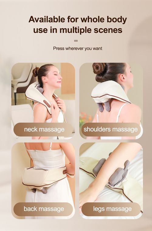 Wireless Shiatsu Electric Neck Pillow Massager - Half Price
