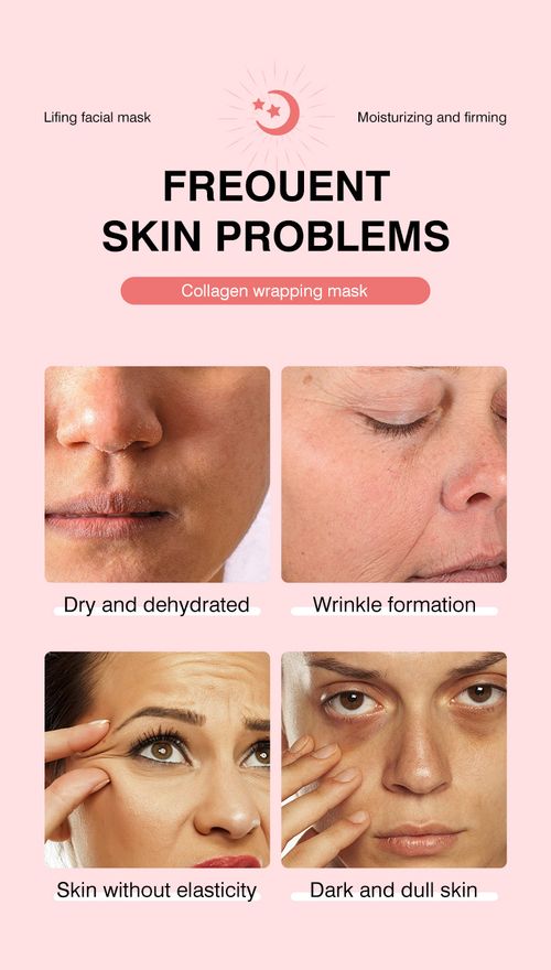 Collagen Peel-Off Mask: Apply at Night for Moisturization Free eye cream