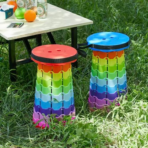 Outdoor Lightweight and Portable Telescopic Stool