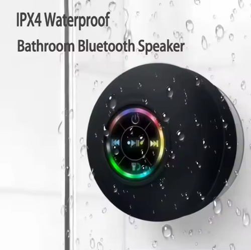 Wireless Bluetooth Speaker - Portable Waterproof Suction Cup Mini Shower Speaker