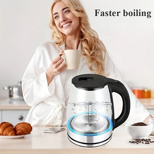 Half-Price New Model Electric Kettle - Limescale-Free Blue Light Heat-Resistant Double Layer