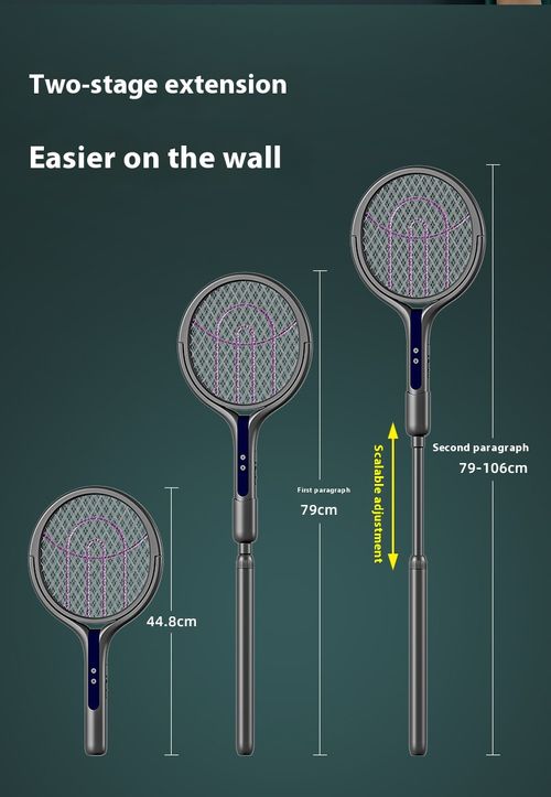 Retractable Standable  Automatic Mosquito-Attracting Rechargeable Mosquito Swatter