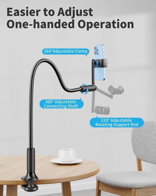 Lazy bracket bedside mobile phone holder