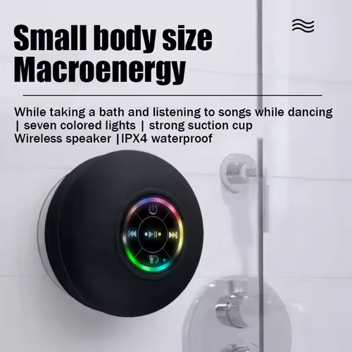 Wireless Bluetooth Speaker - Portable Waterproof Suction Cup Mini Shower Speaker