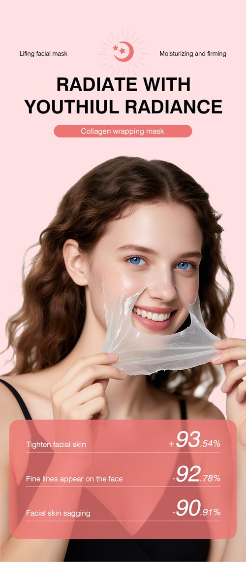 Collagen Peel-Off Mask: Apply at Night for Moisturization Free eye cream