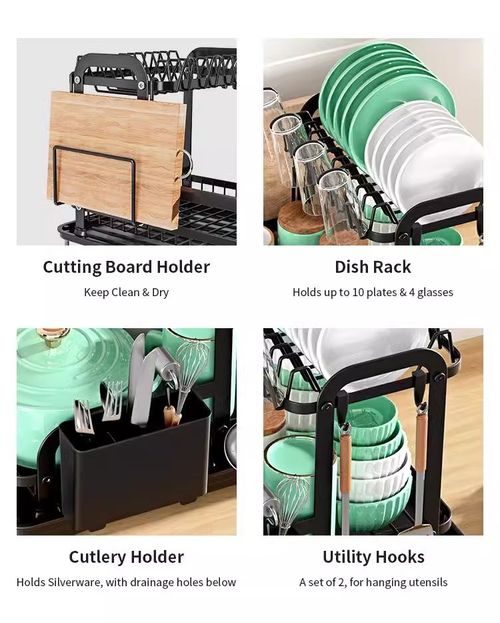 Half-Price Rack with Drainage  For Storing  Drying Bowls Chopsticks Dishes  Plates
