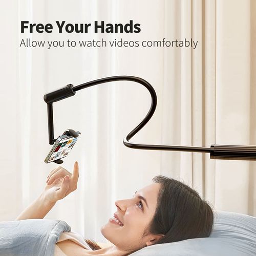 Lazy bracket bedside mobile phone holder