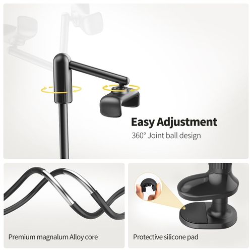 Lazy bracket bedside mobile phone holder