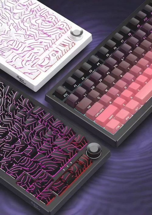 80% layout K81 mechanical keyboard 83-key RGB lighting three-mode gaming three-way customized contour hot-swappable
