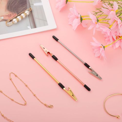 3Pcs Bracelet Helper Tool Necklace Bracelet Jewelry Clasp Helper Clips for Bracelets Fastener Helpers Assistant Tool for Women