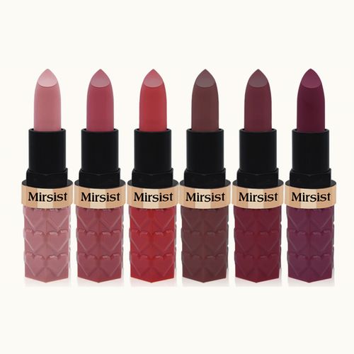 6-Piece Matte Lipstick Set - Long-Lasting, Non-Fading, Non-Changing, Matte Finish
