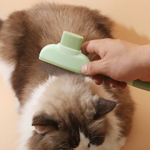 Pet Grooming Brush with Shedding & Cleaning Functions 2-Pack