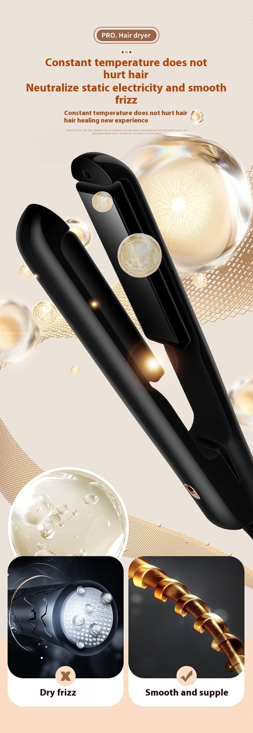 Half-price new model titanium professional hair straightener with ionic function